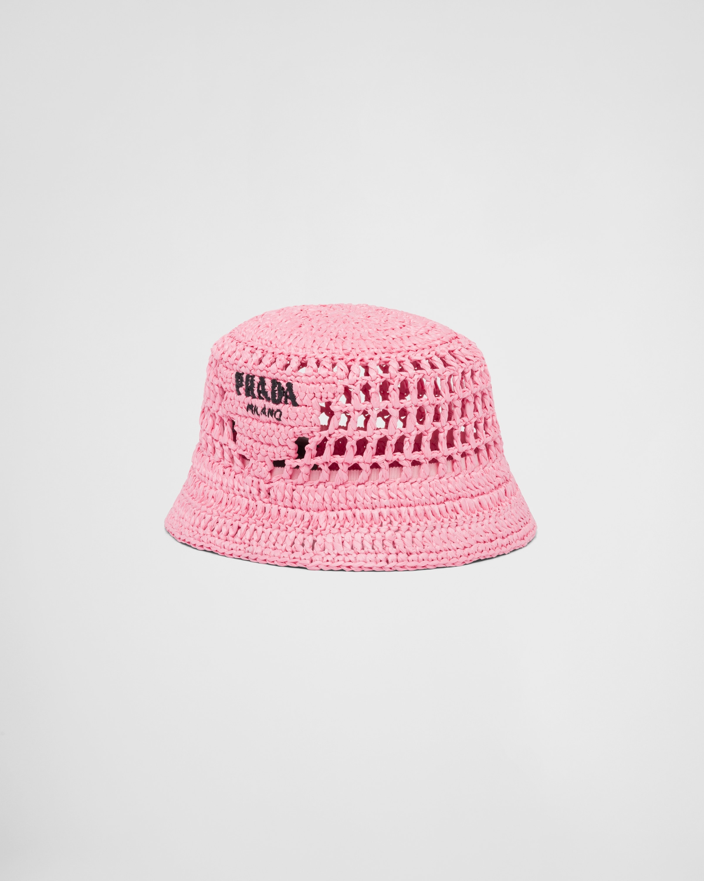Woven fabric bucket hat - 1