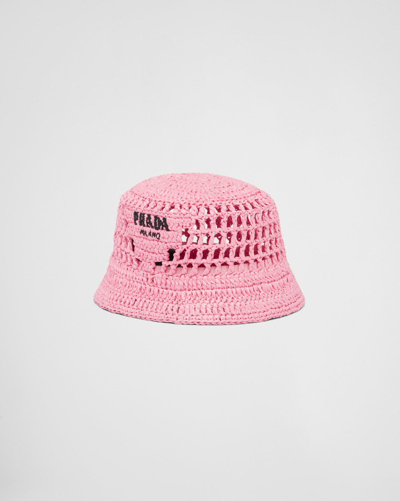 Woven fabric bucket hat 1