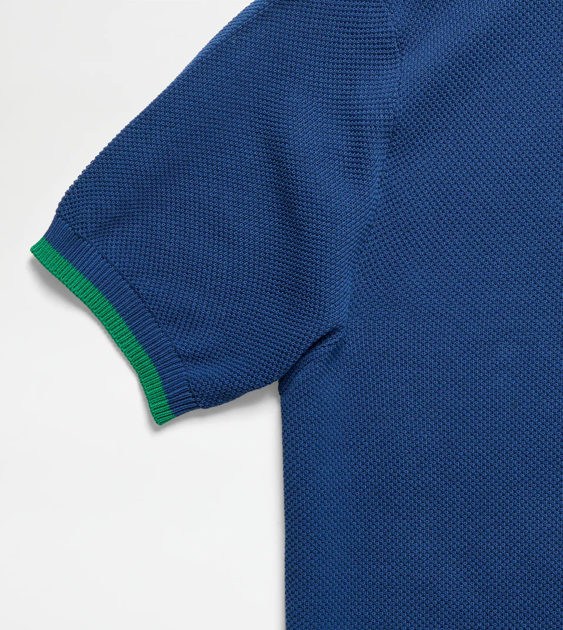 PIQUET POLO SHIRT - BLUE - 2