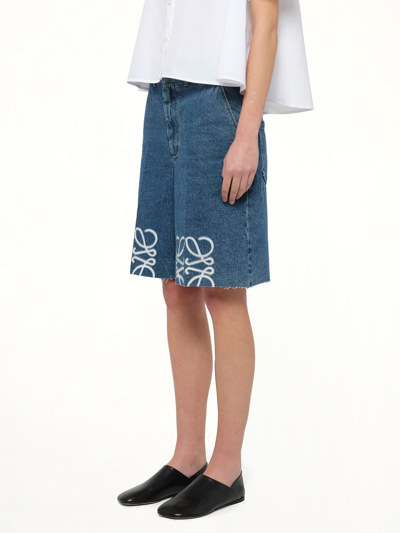 Anagram Shorts AF in Jeans Blue - 3