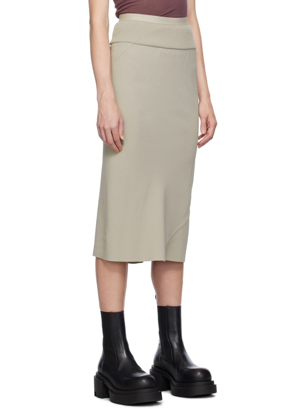 Off-White Bias Midi Skirt - 2