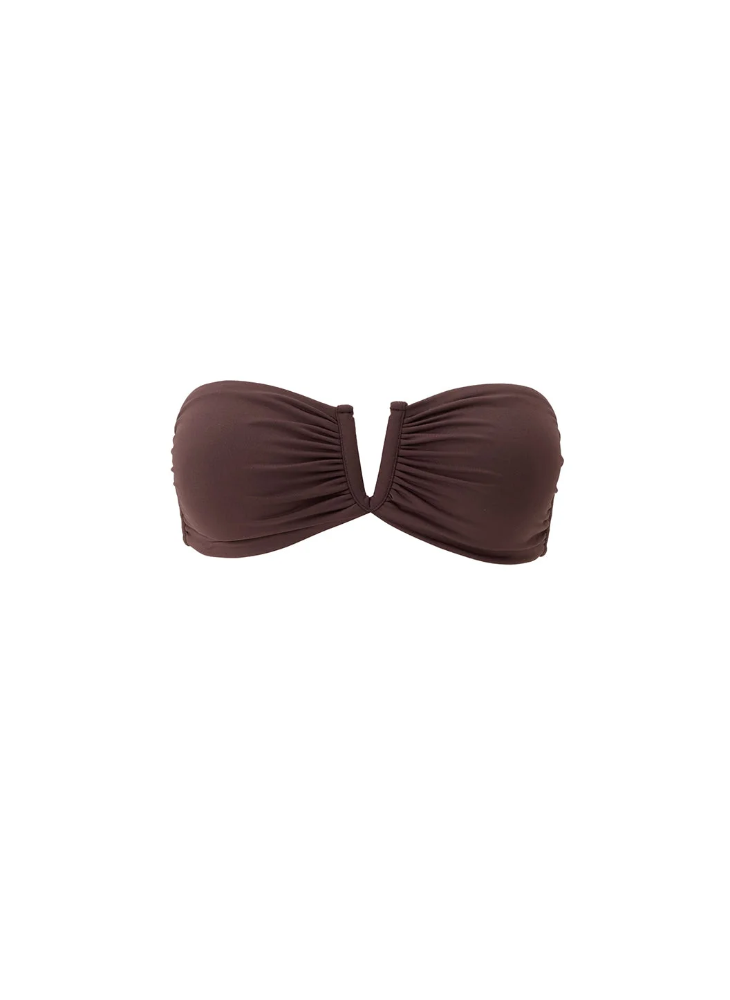 ALBA BROWN BIKINI TOP - 1