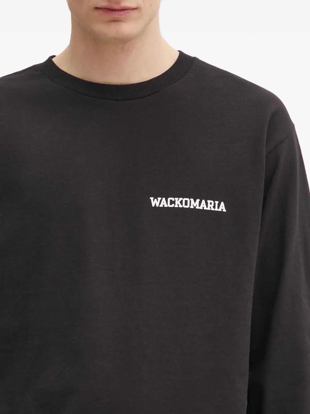heart-print long-sleeve T-shirt - 5