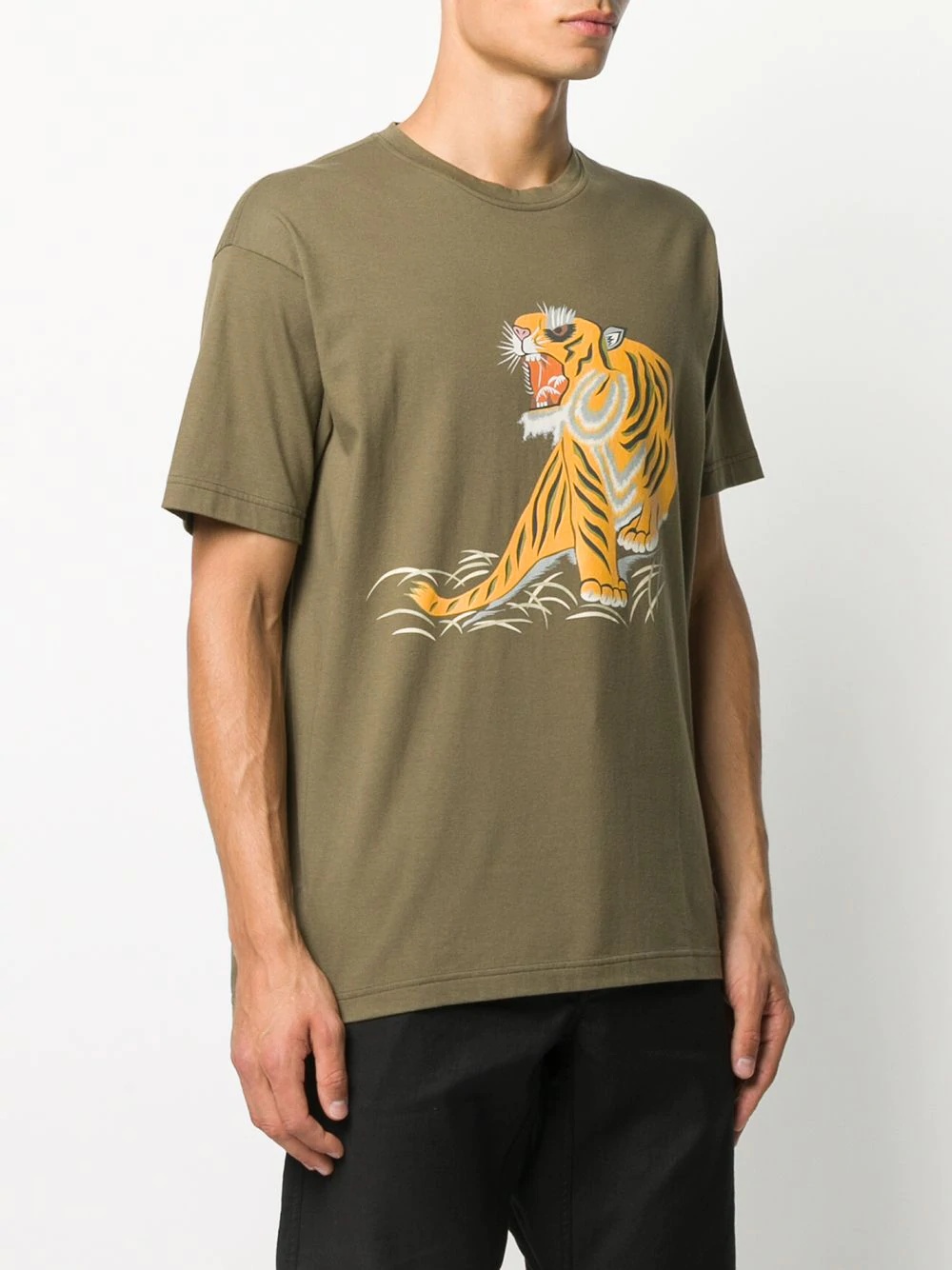 tiger print T-shirt - 3