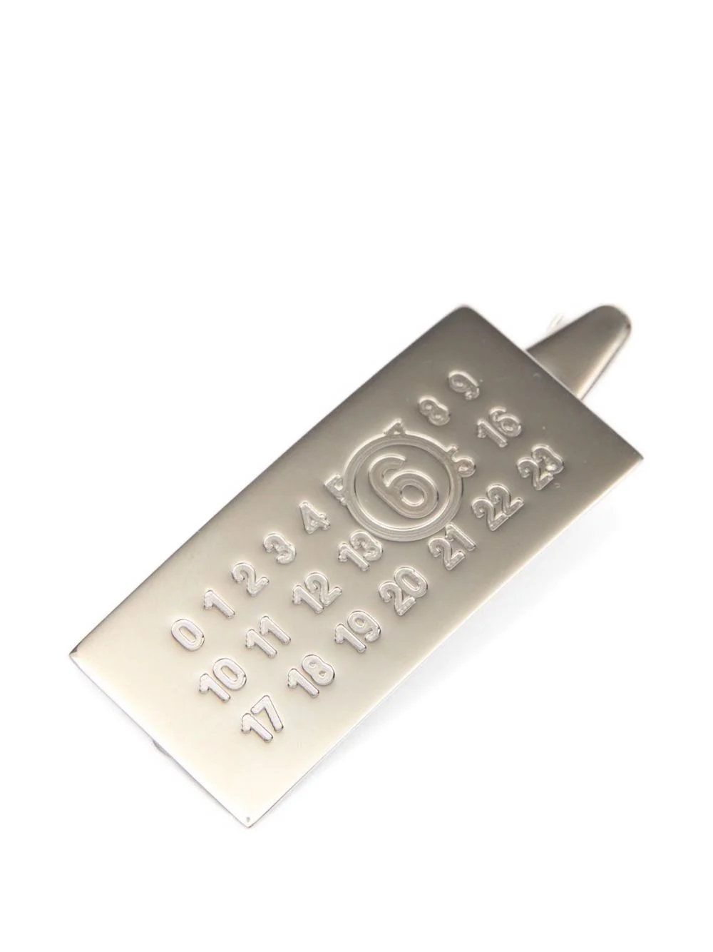 Numbers-engraved hairclip - 1