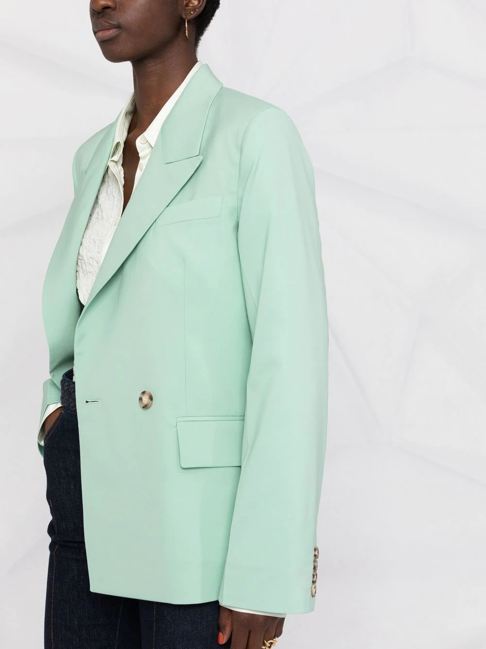 lightweight tailored suit jacket - 5