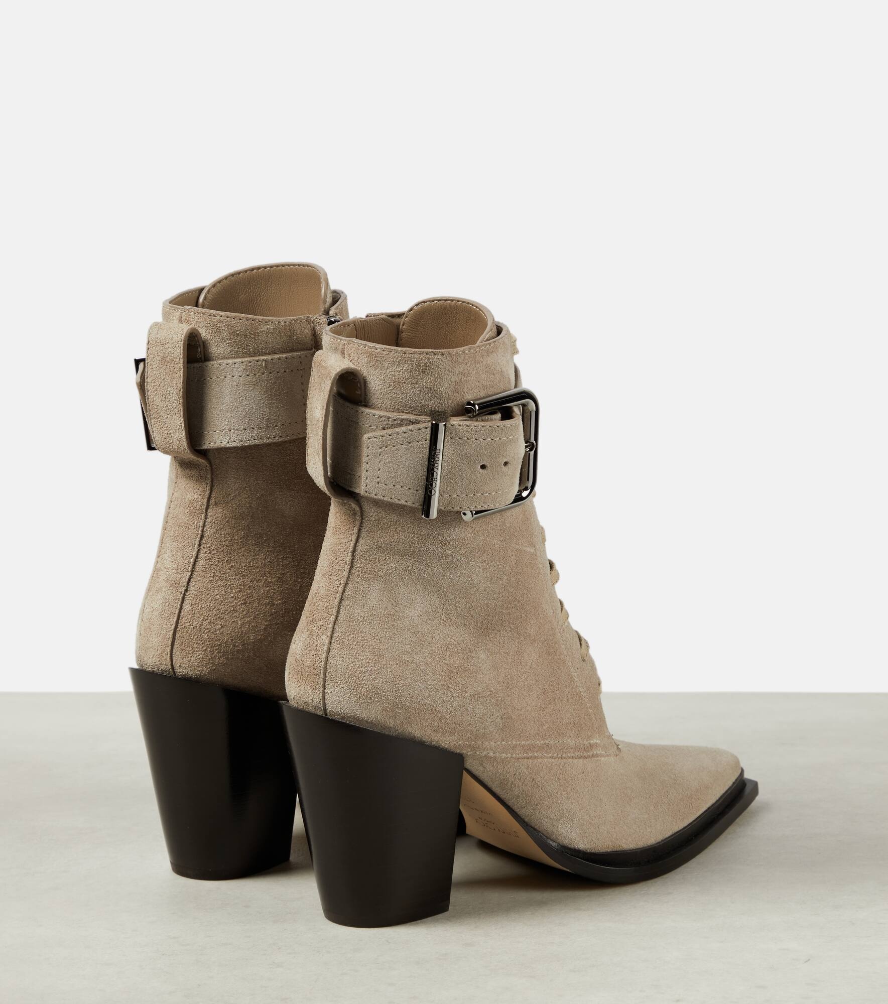 Myos 80 suede lace-up boots - 3