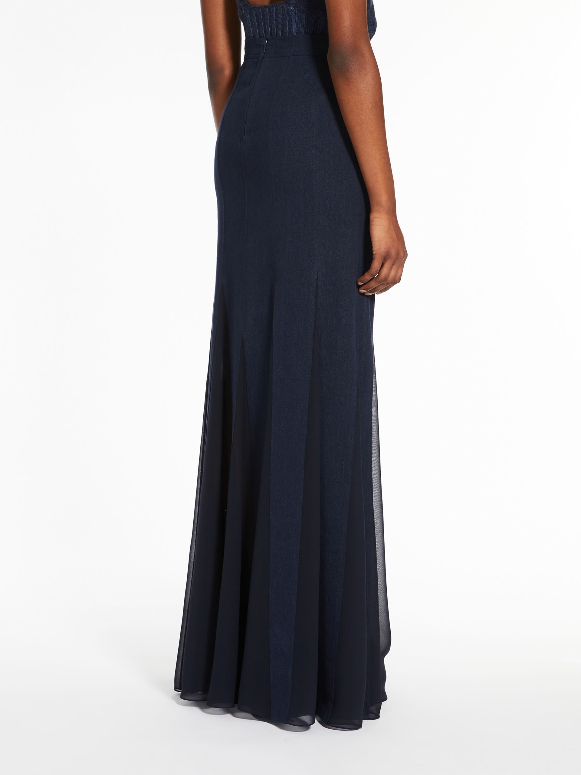 NICIA Silk georgette skirt - 4