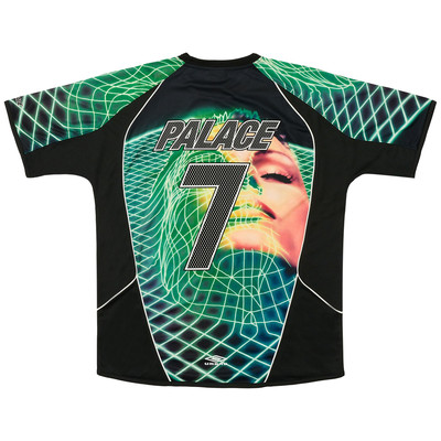 PALACE Palace x Umbro 3rd Goalie Shirt 'Black Neon' outlook
