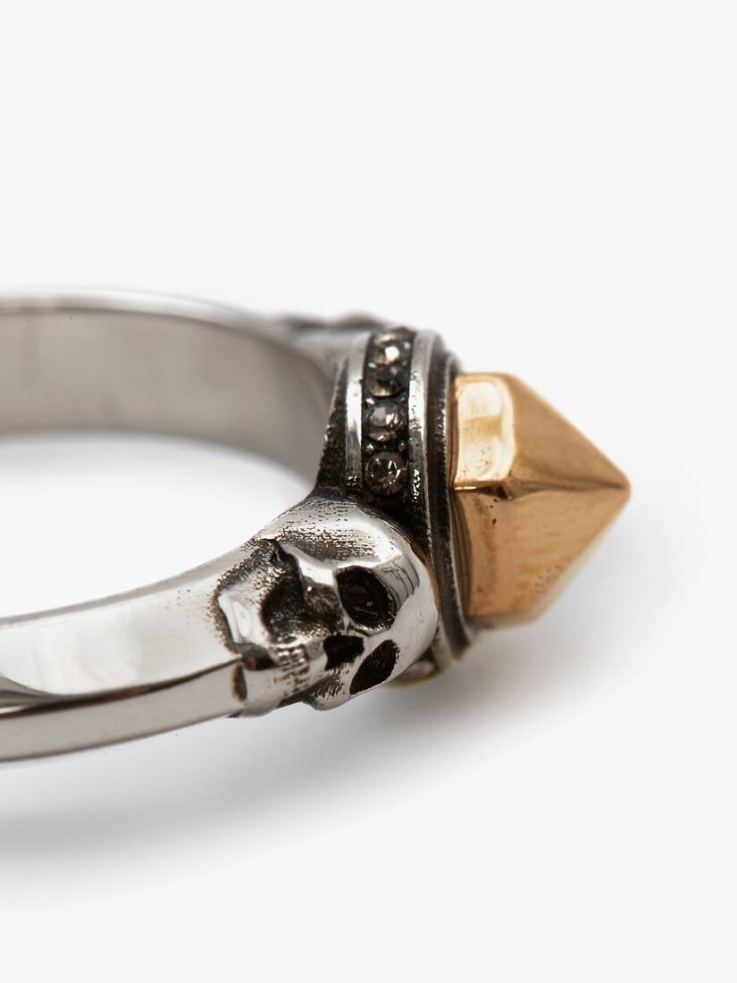 Stud Ring in Gold/silver - 3