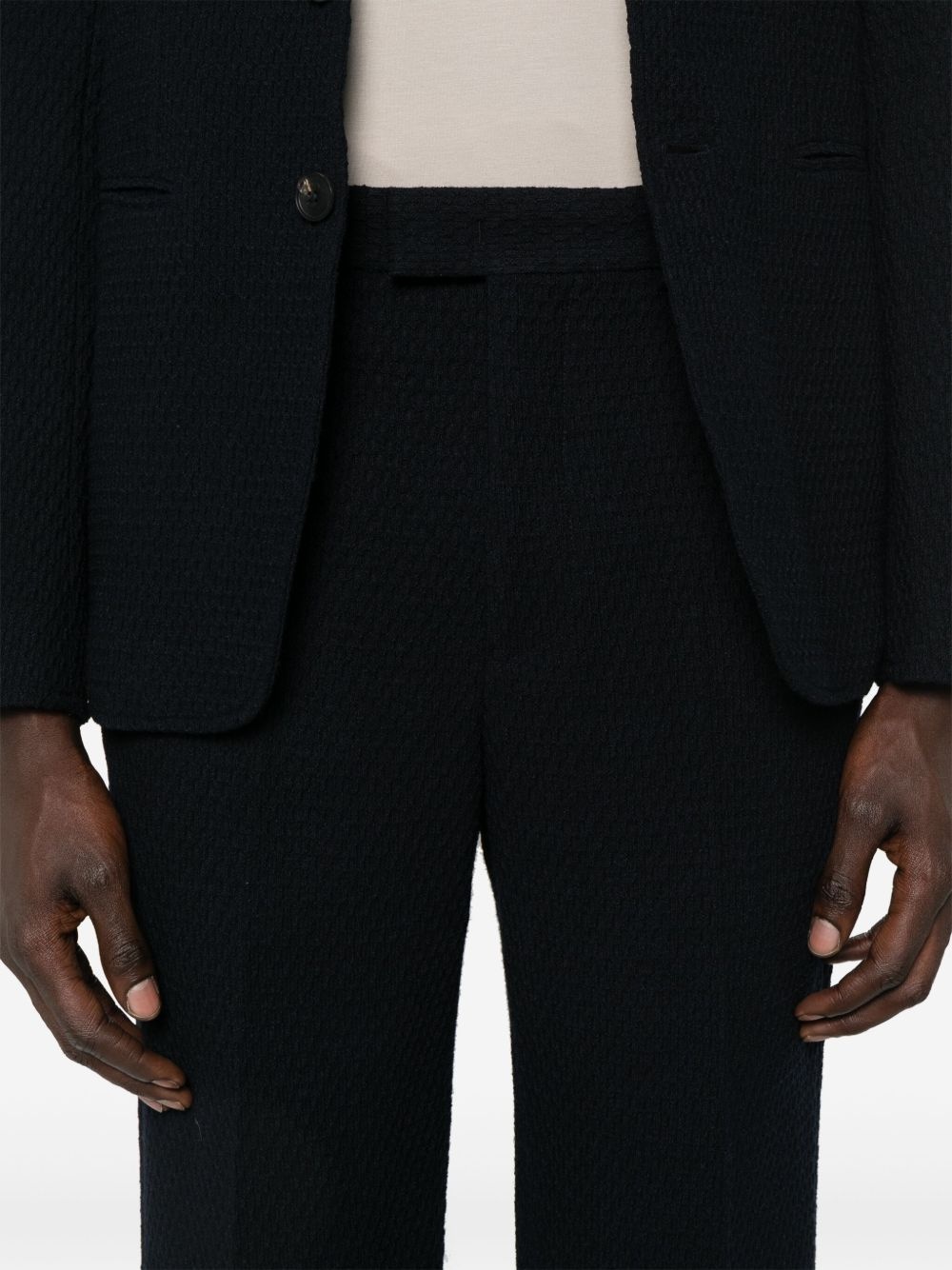 textured trousers - 5