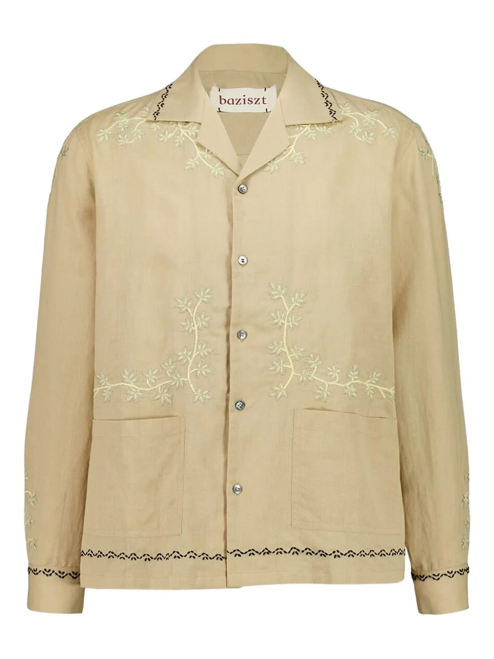 Gevrey embroidered long-sleeve shirt - 1