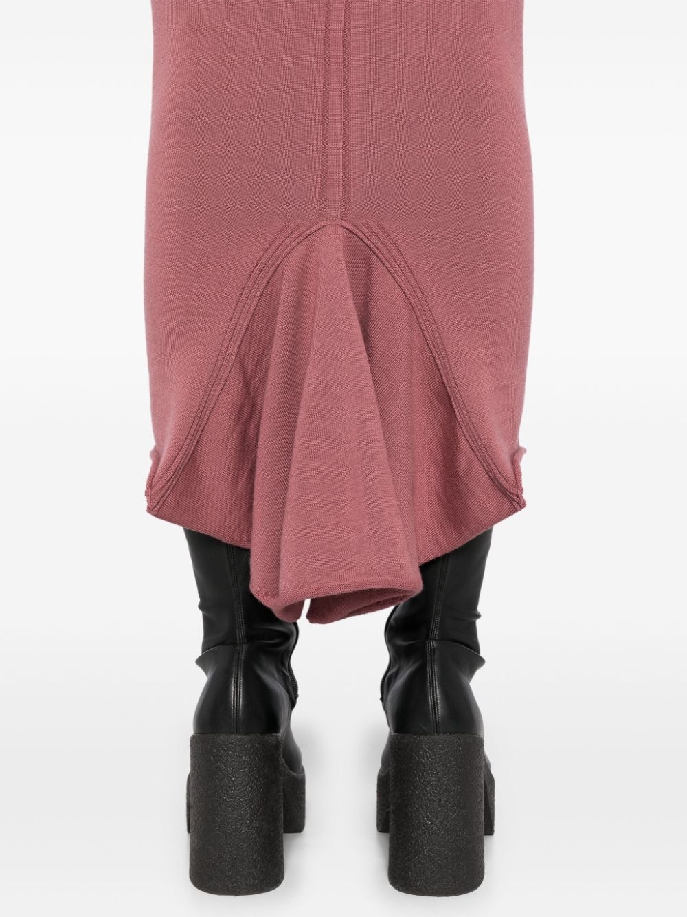 【関税込み】rick owens Calf Dauphine' skirt Rick Owens Calf Dauphine Skirt in Black | FWRD