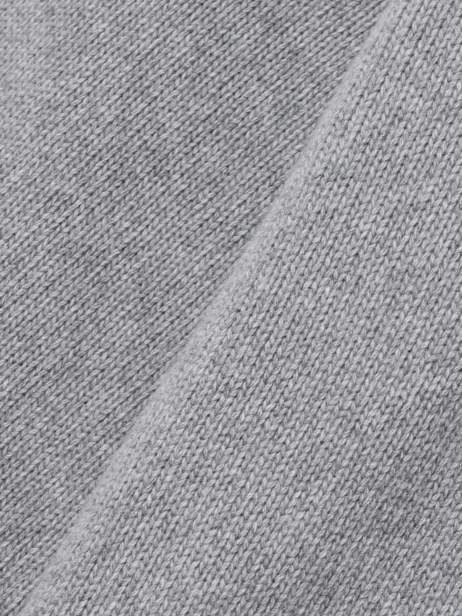 Cashmere and wool-blend sweater Gray - 5