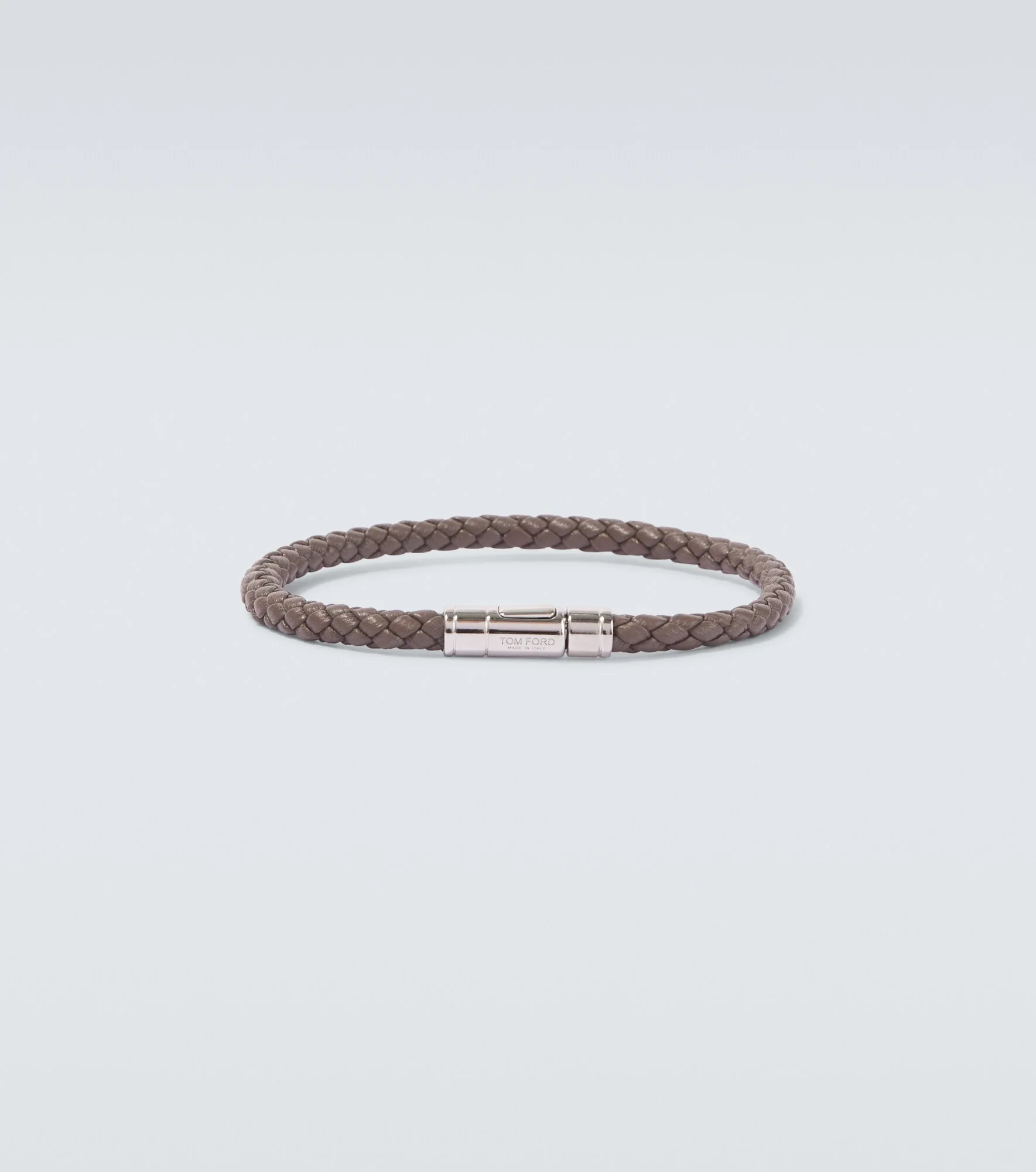 Braided leather bracelet - 1
