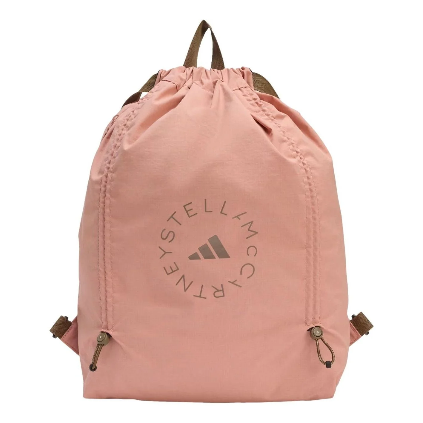 (WMNS) adidas x Stella McCartney Gym Sack 'Light Rosewood Brown Moss' JY4198 - 1