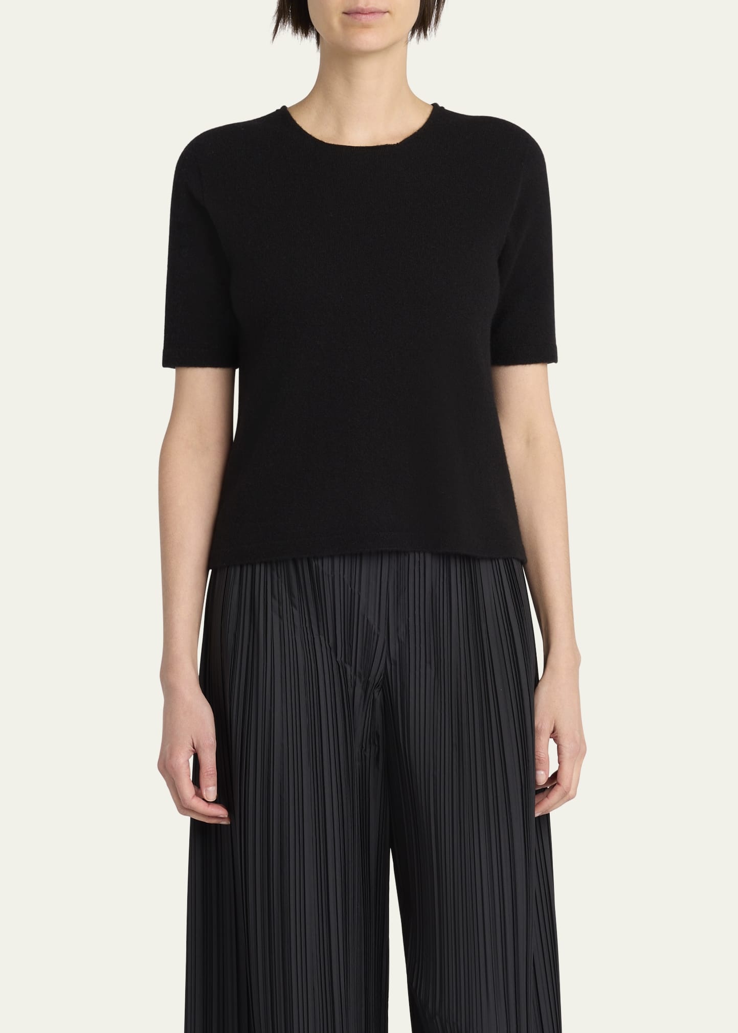 Ipar Short Sleeve Cashmere Top - 4