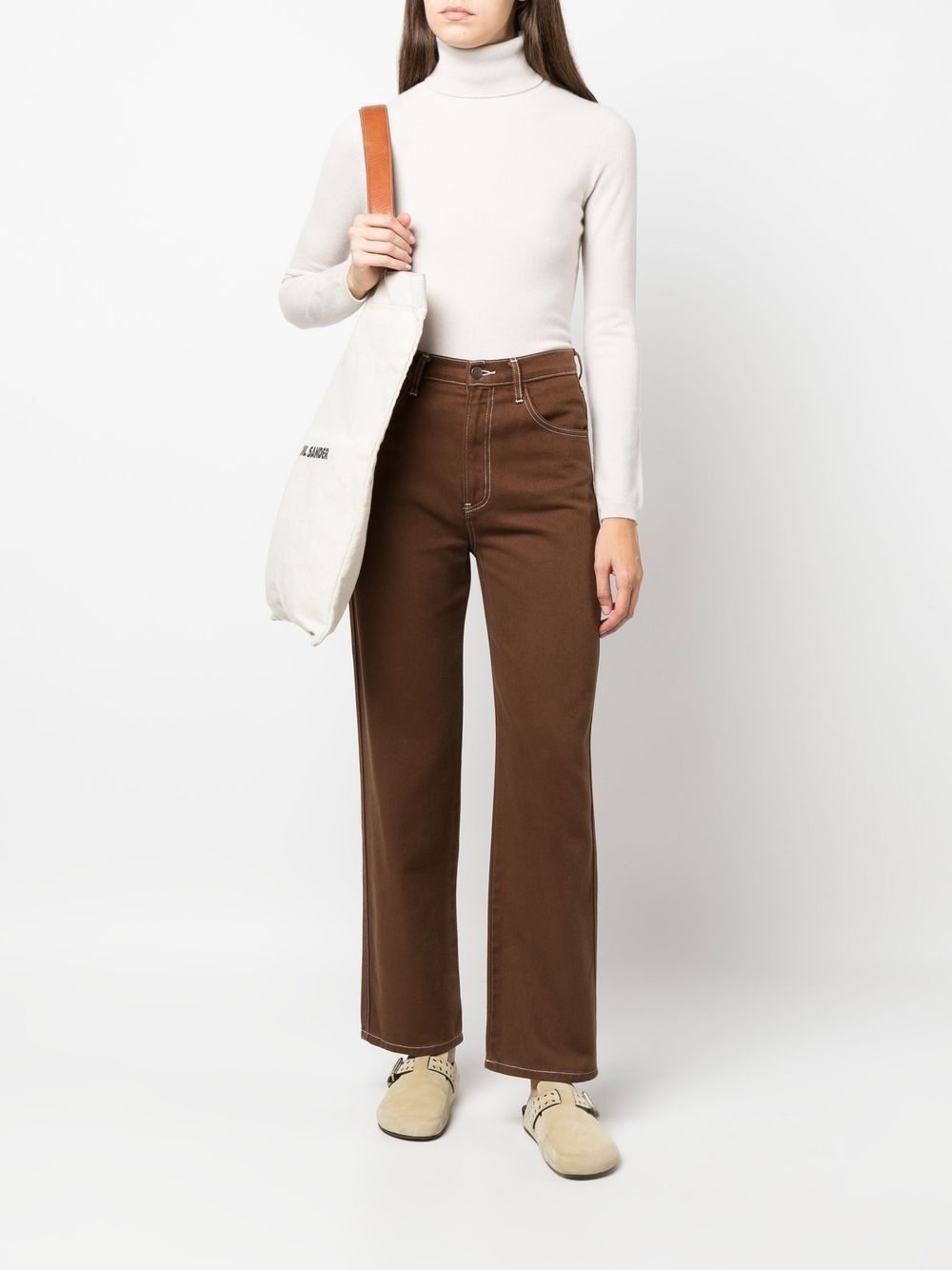 roll-neck cashmere jumper - 2