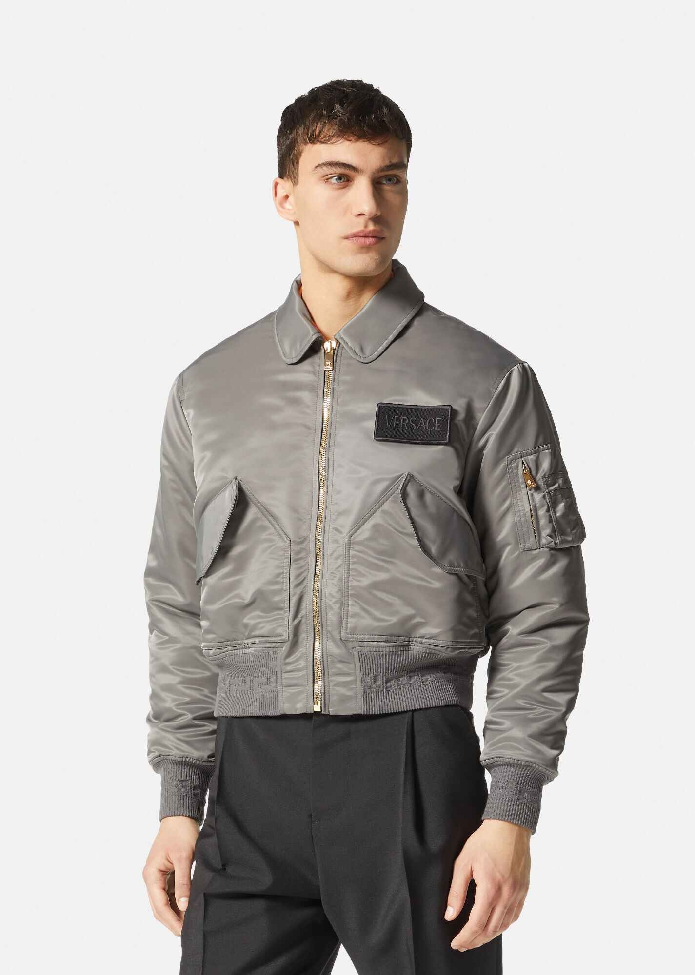Logo Patch Bomber Jacket - 3