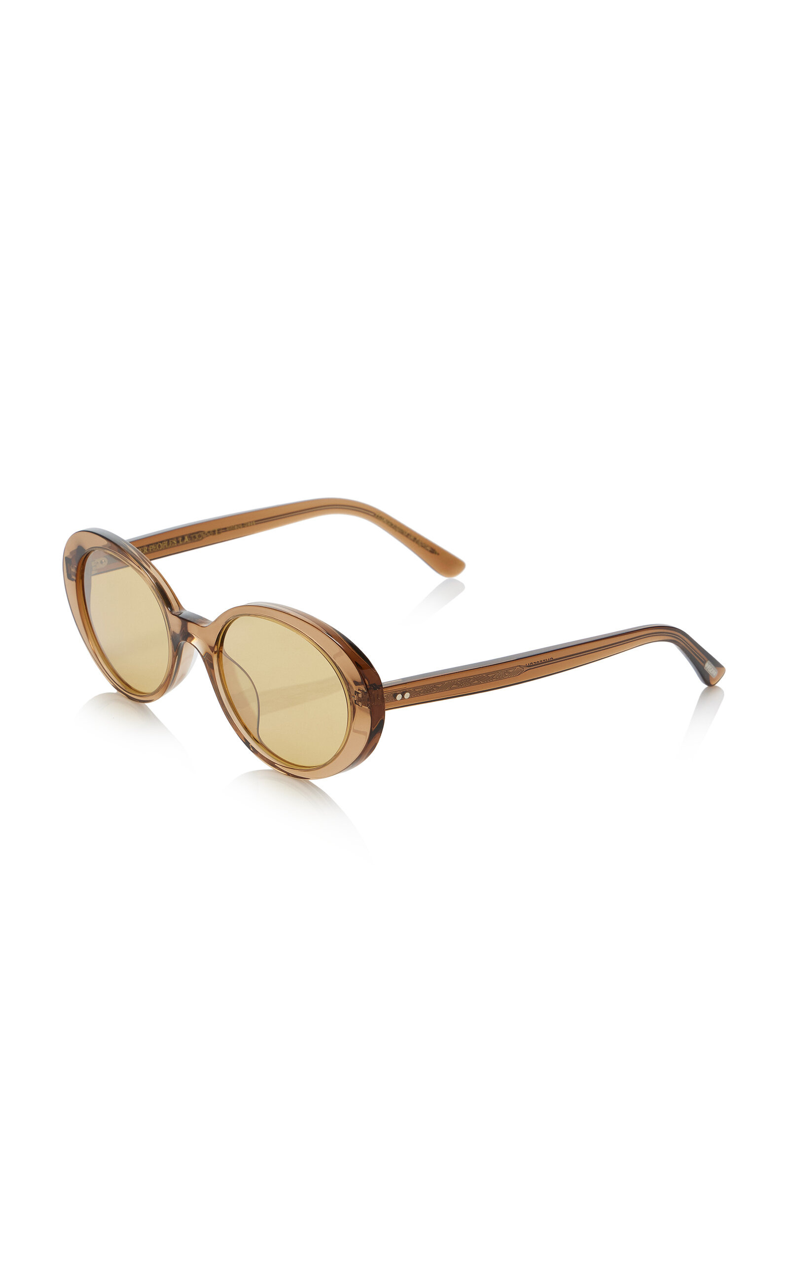 Lumar Round-Frame Acetate Sunglasses orange - 3