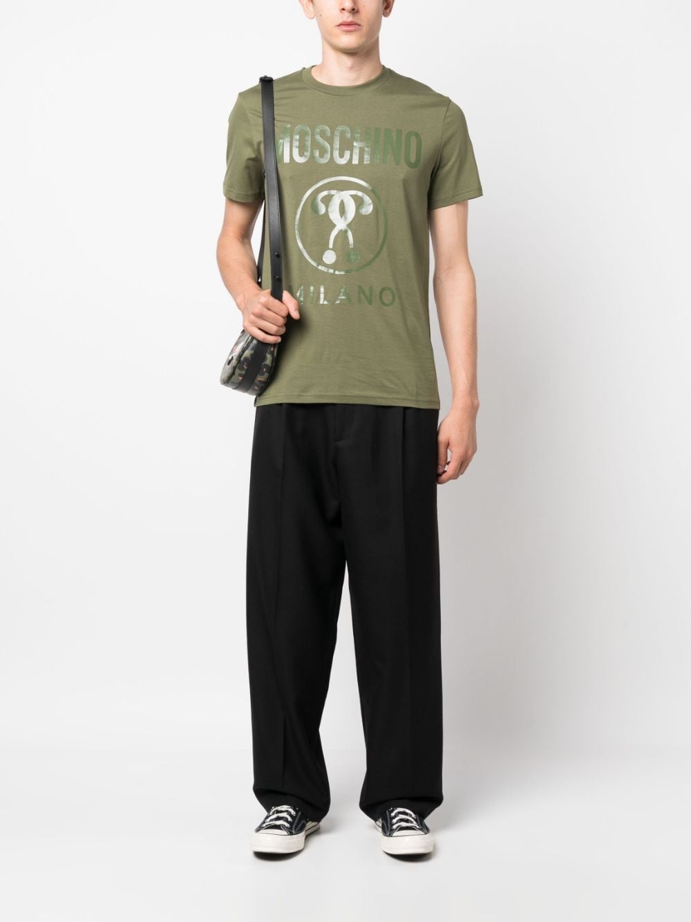 logo-print organic-cotton T-shirt - 2