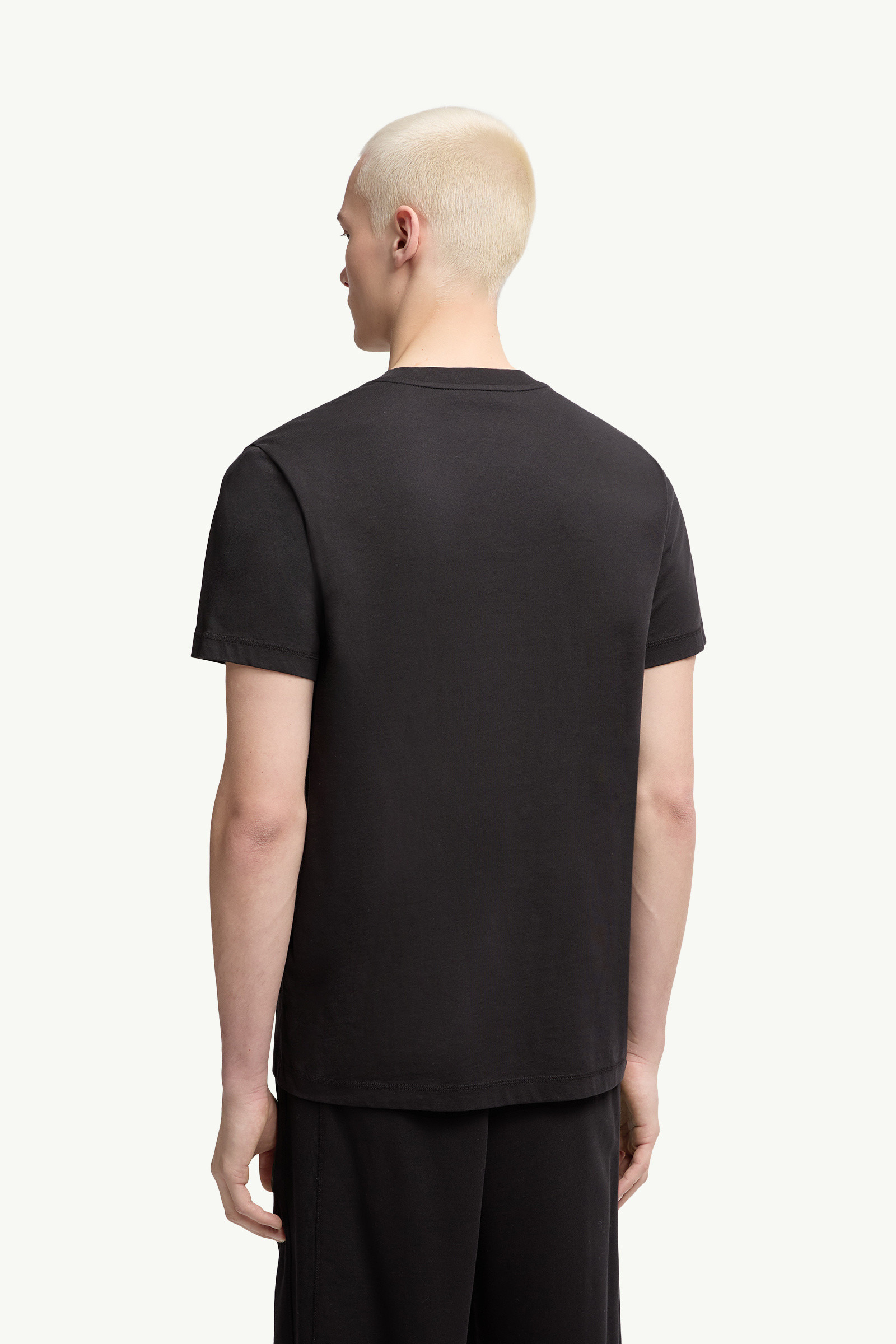Logo Patch Cotton T-Shirt - 5
