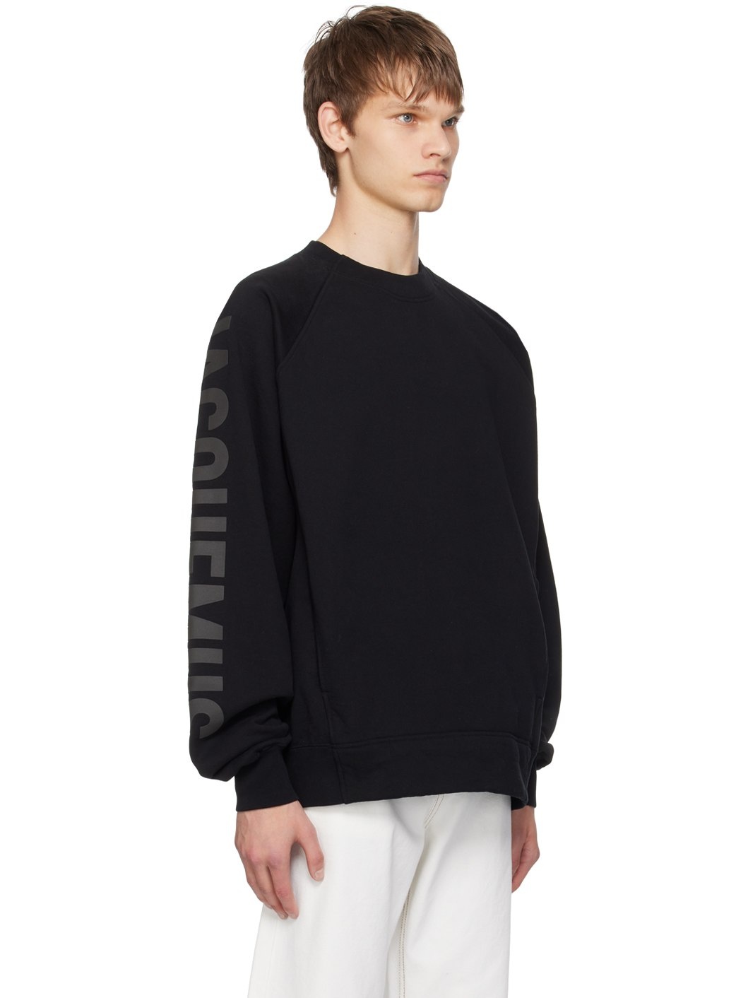 Black Les Classiques 'Le sweatshirt Typo' Sweatshirt - 2