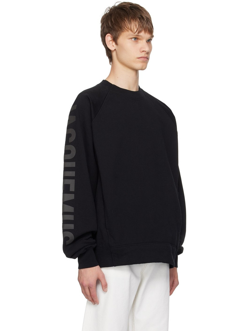 Black Les Classiques 'Le sweatshirt Typo' Sweatshirt 2