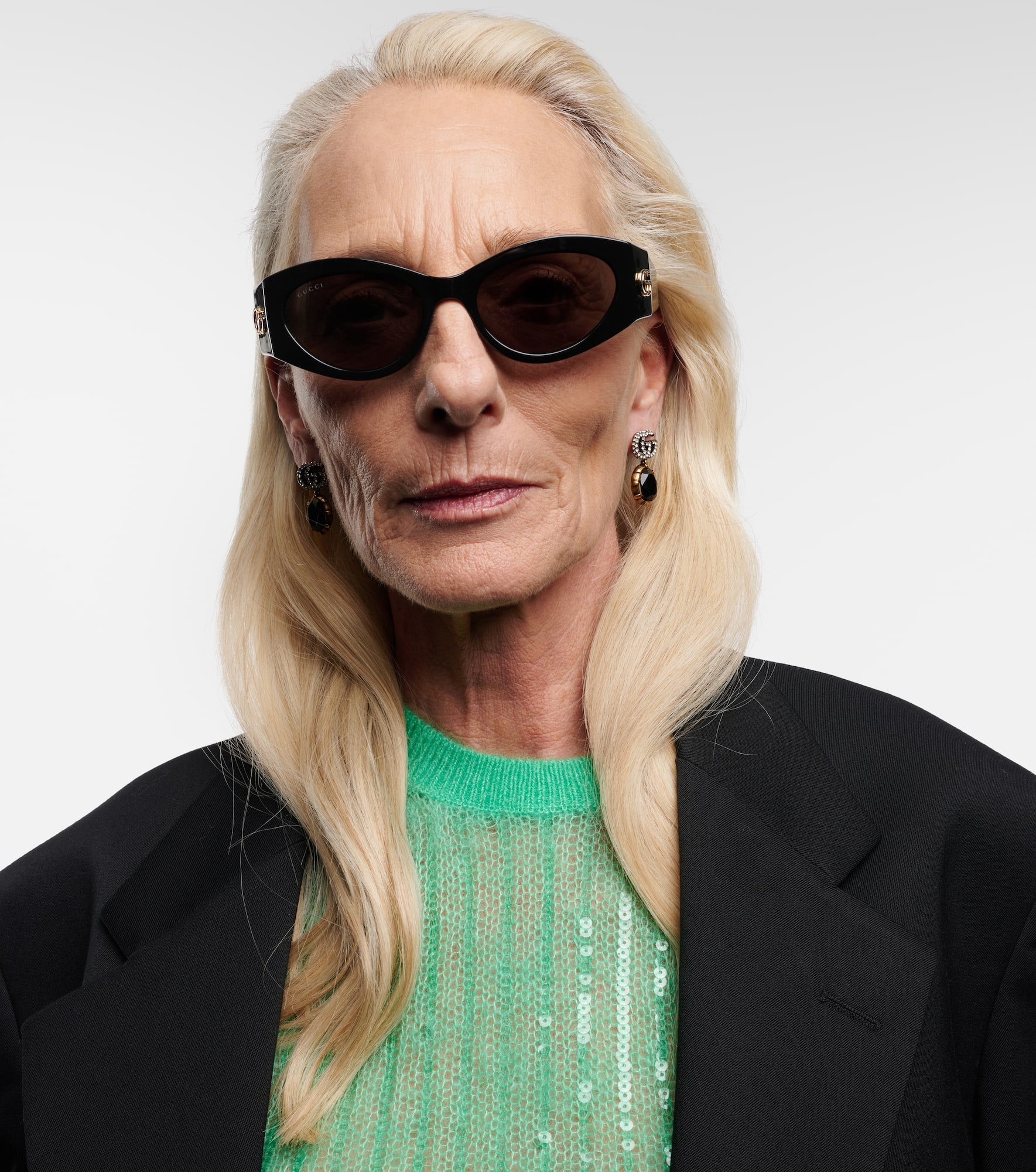 GG oval sunglasses - 3