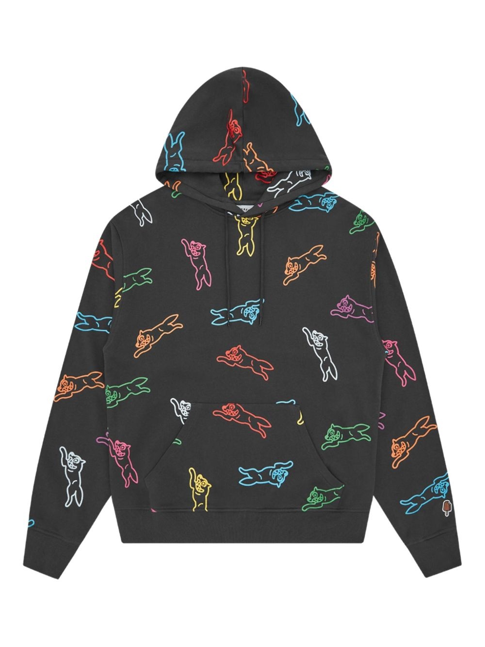 RUNNING DOG GRAPHIC-PRINT HOODIE - 1