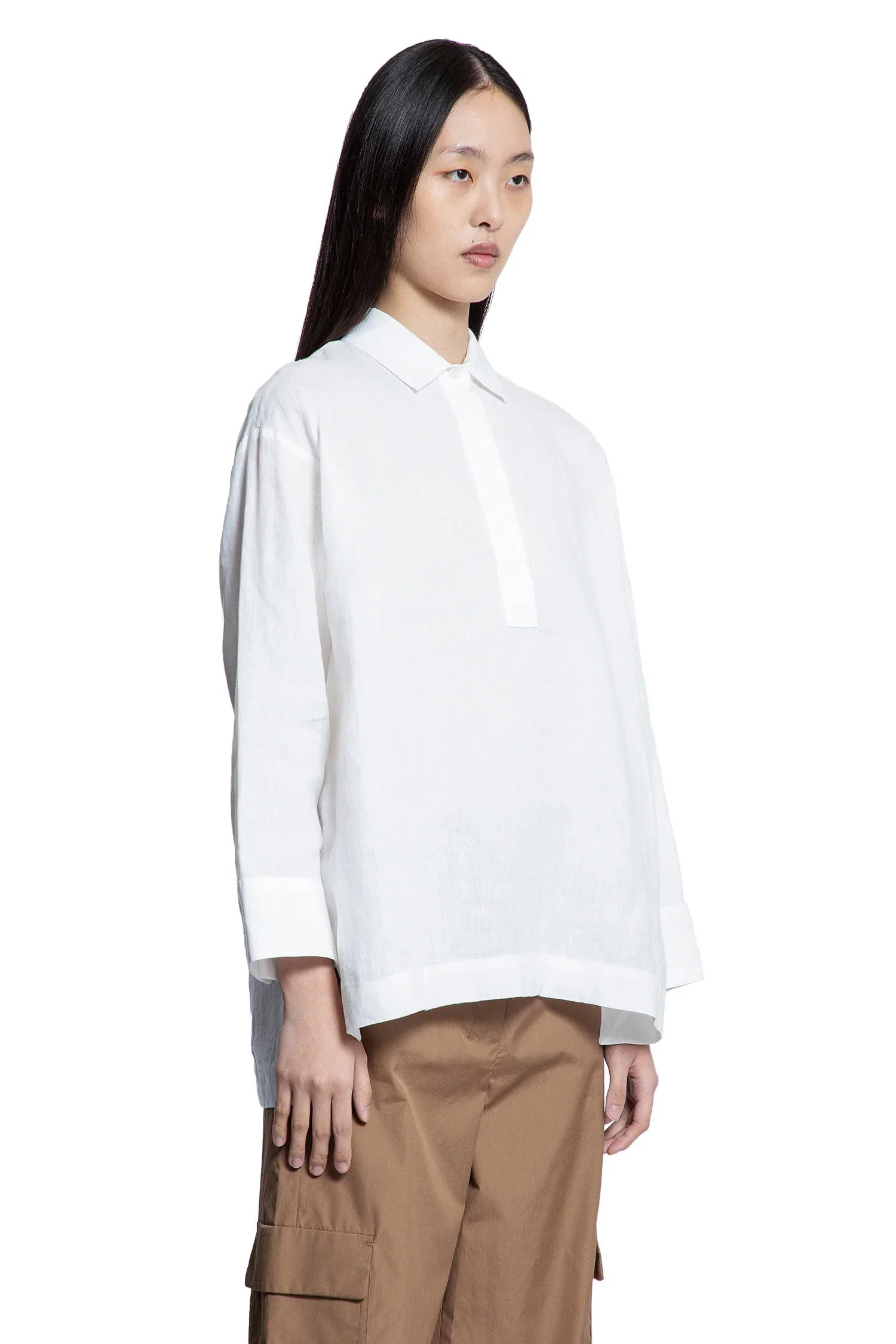 Varese-Linen-Canvas-Polo-Shirt - 2