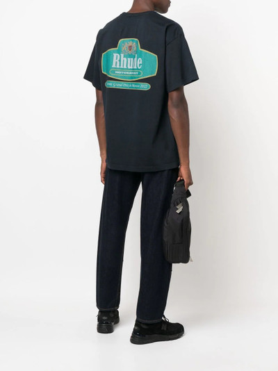 Rhude Racing Crest short-sleeve T-shirt outlook