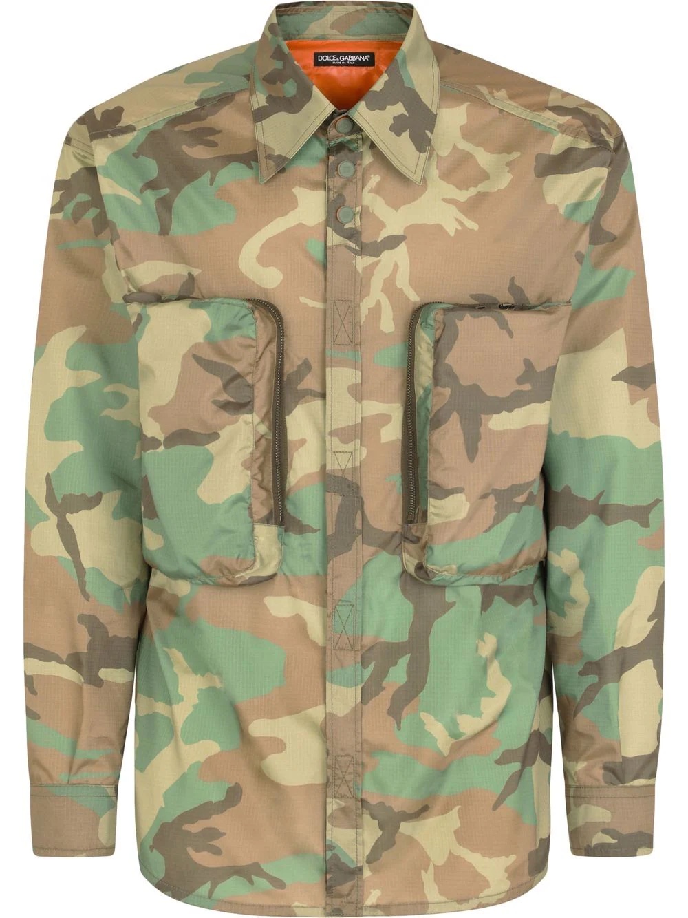 camouflage-print shirt - 1