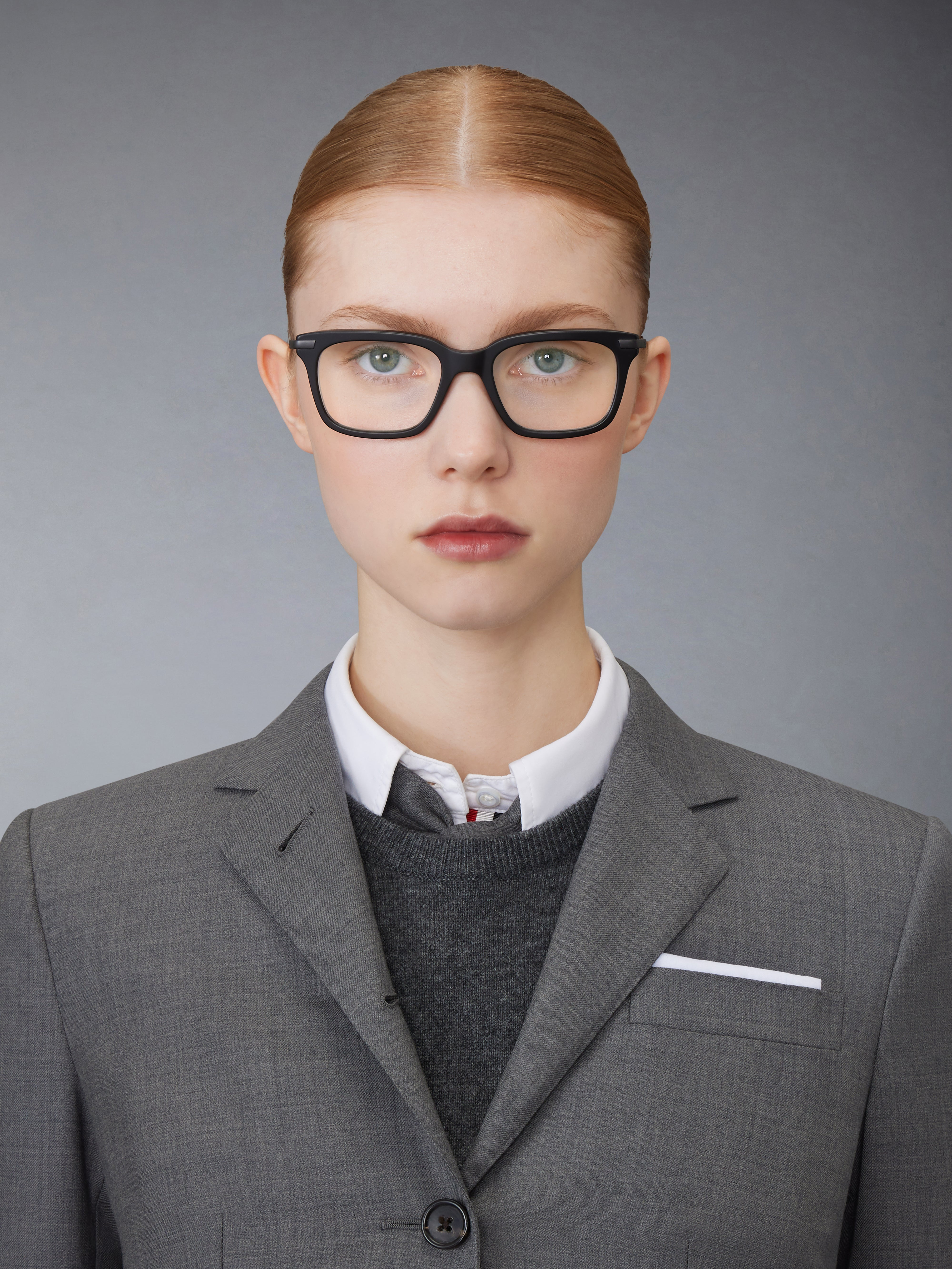 Acetate And Titanium Rectangular Eyeglasses - 2