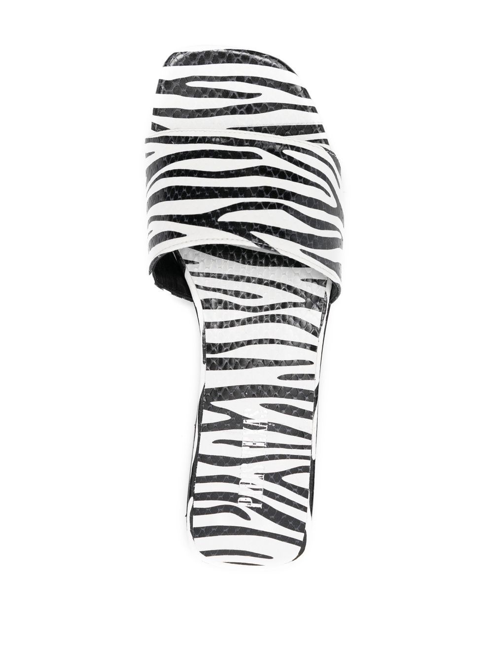 Rosa zebra-print sandals - 4