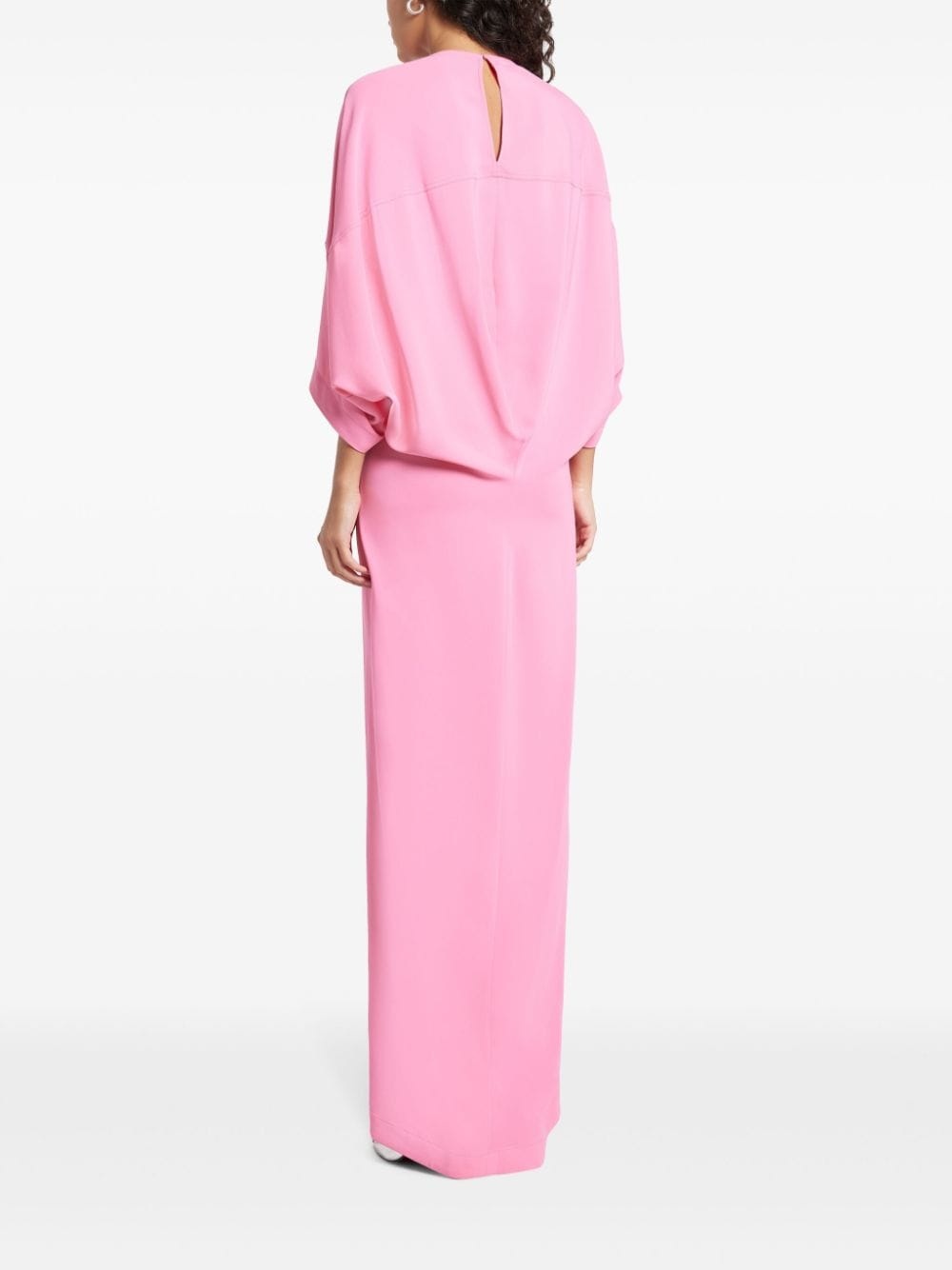 cape-design dress - 3