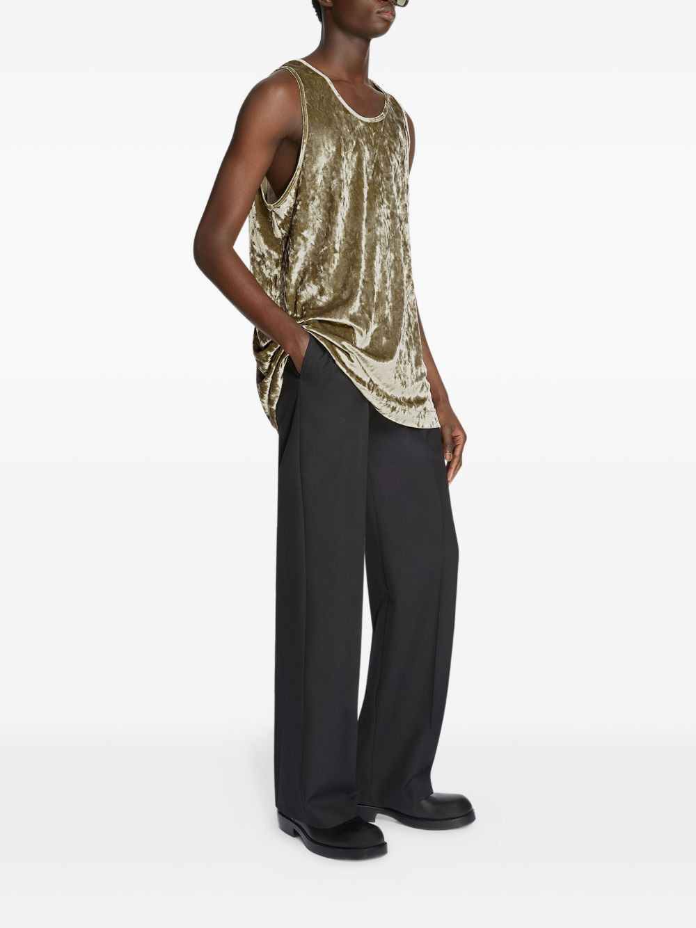 velvet tank top - 3