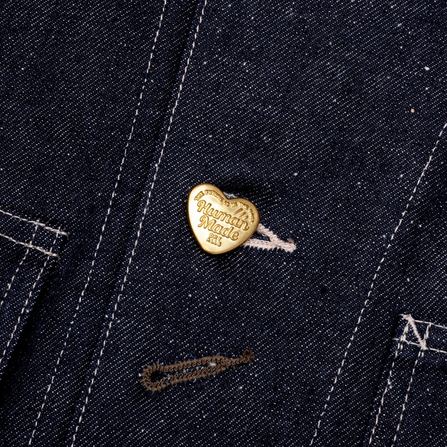 DENIM COVERALL JACKET RIGID - INDIGO - 4