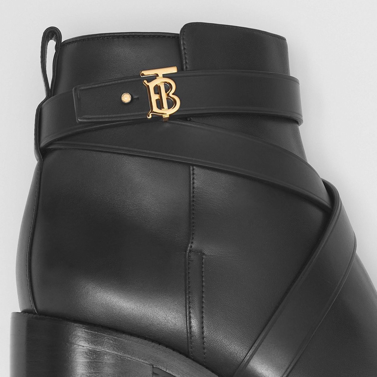 Monogram Motif Leather Ankle Boots - 2