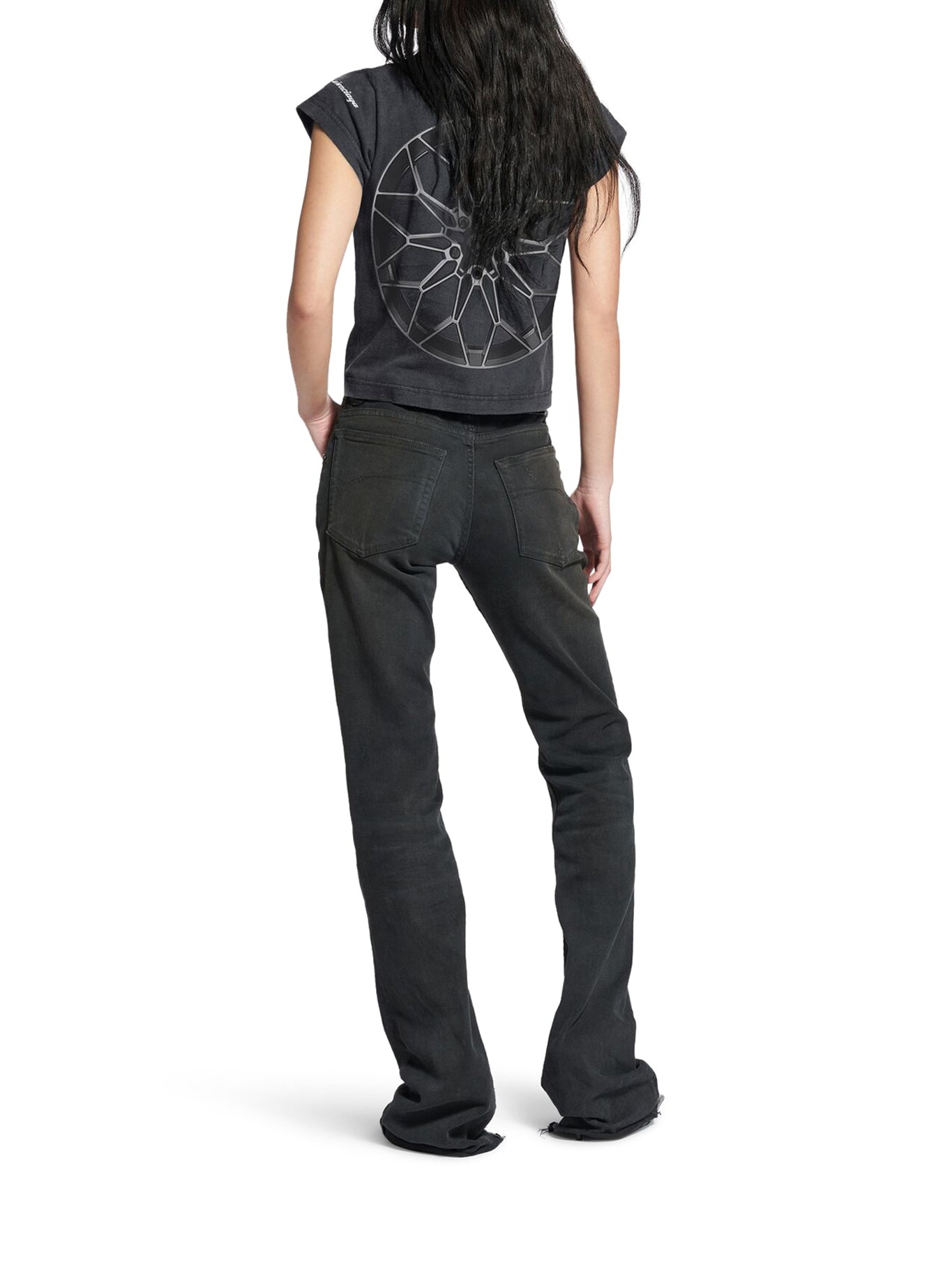 SLIM FIT BOOTCUT PANTS - 3