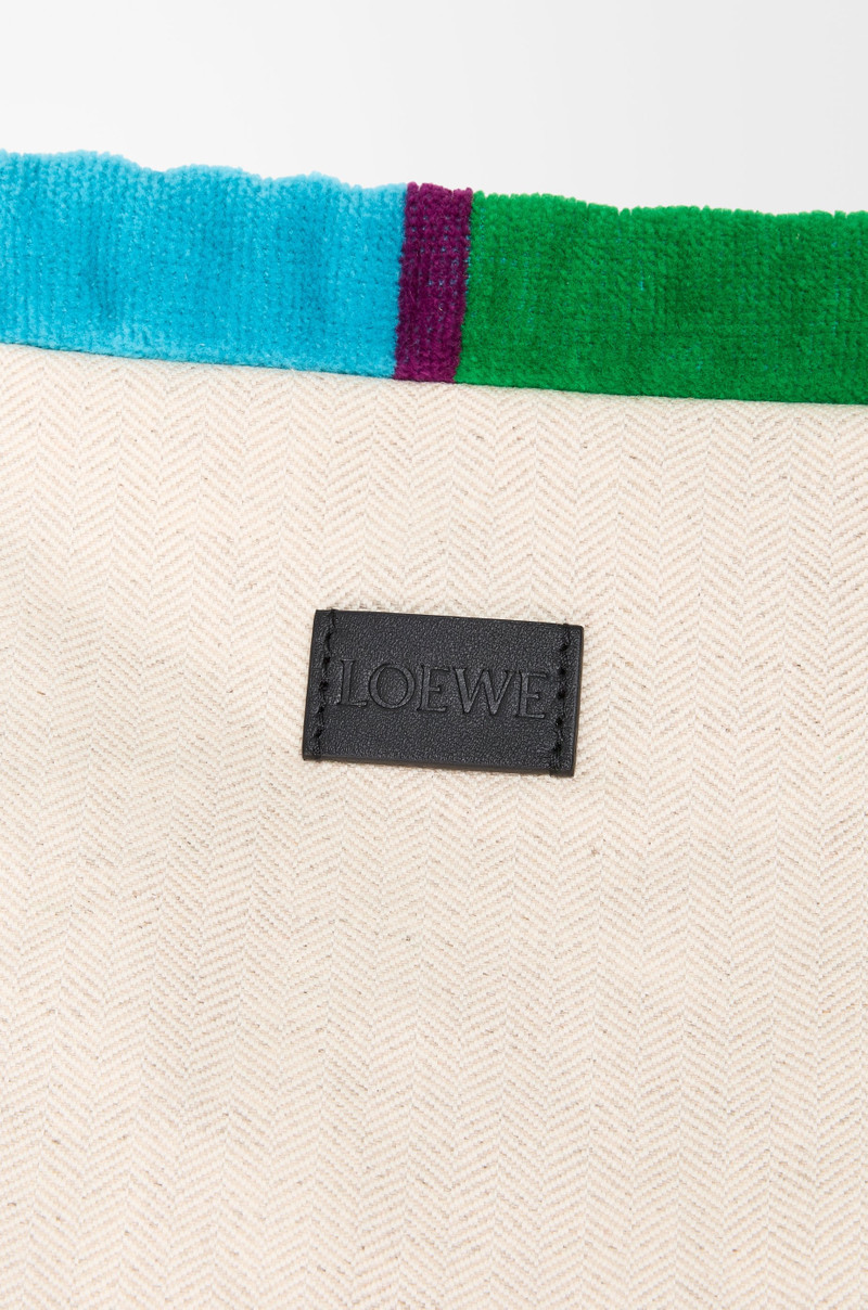 Small drawstring pouch in terrycloth 4