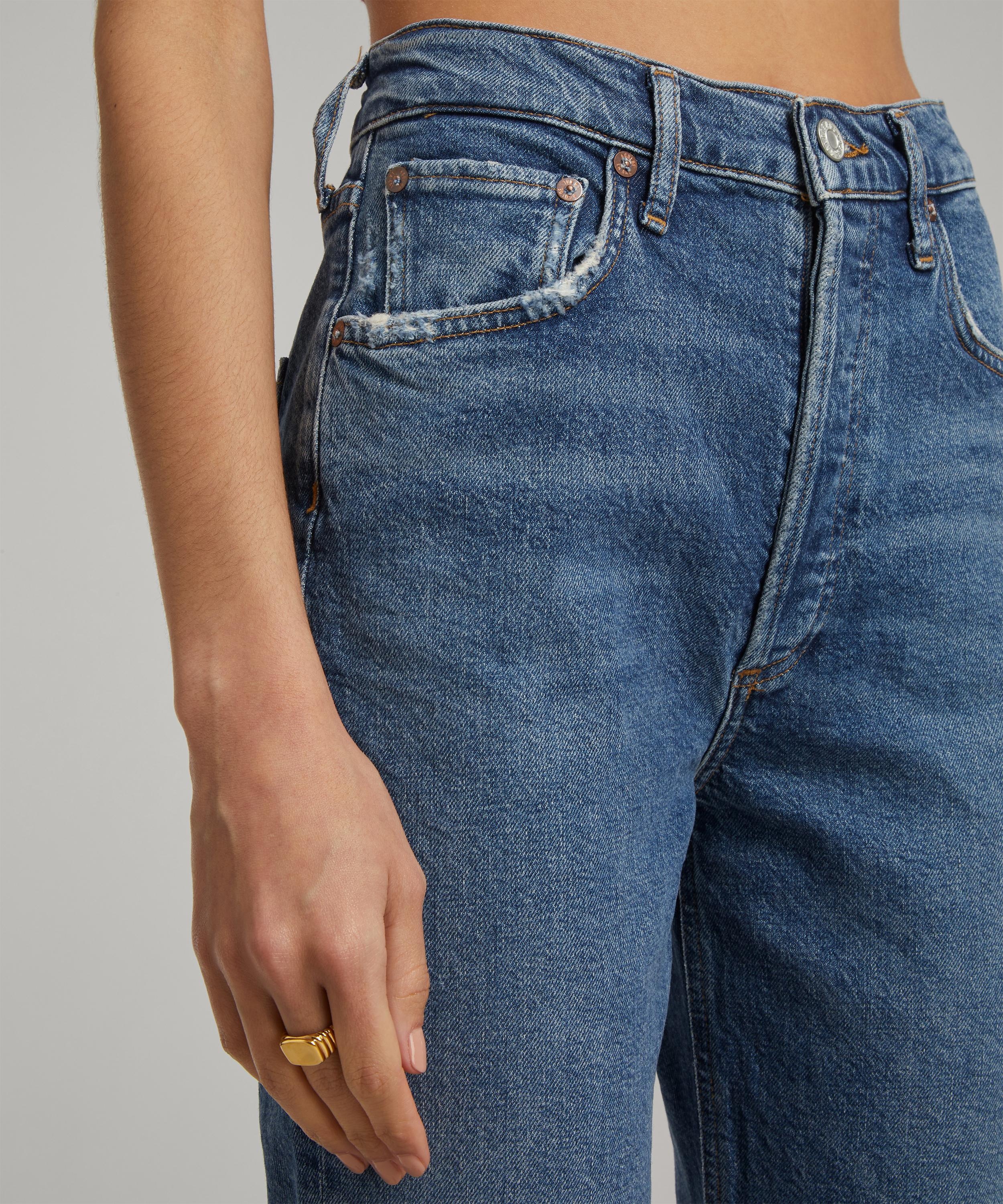 Riley High-Rise Straight Crop Jeans - 5