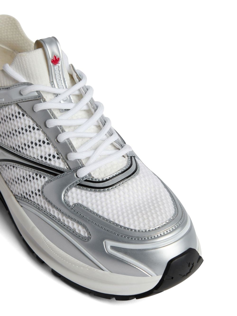 Dash panelled mesh sneakers - 5