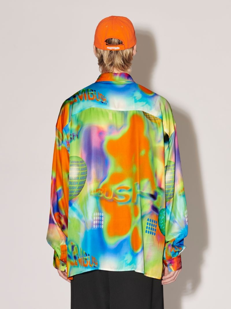 REGULAR FIT LS ALLOVER SHIRT - 4