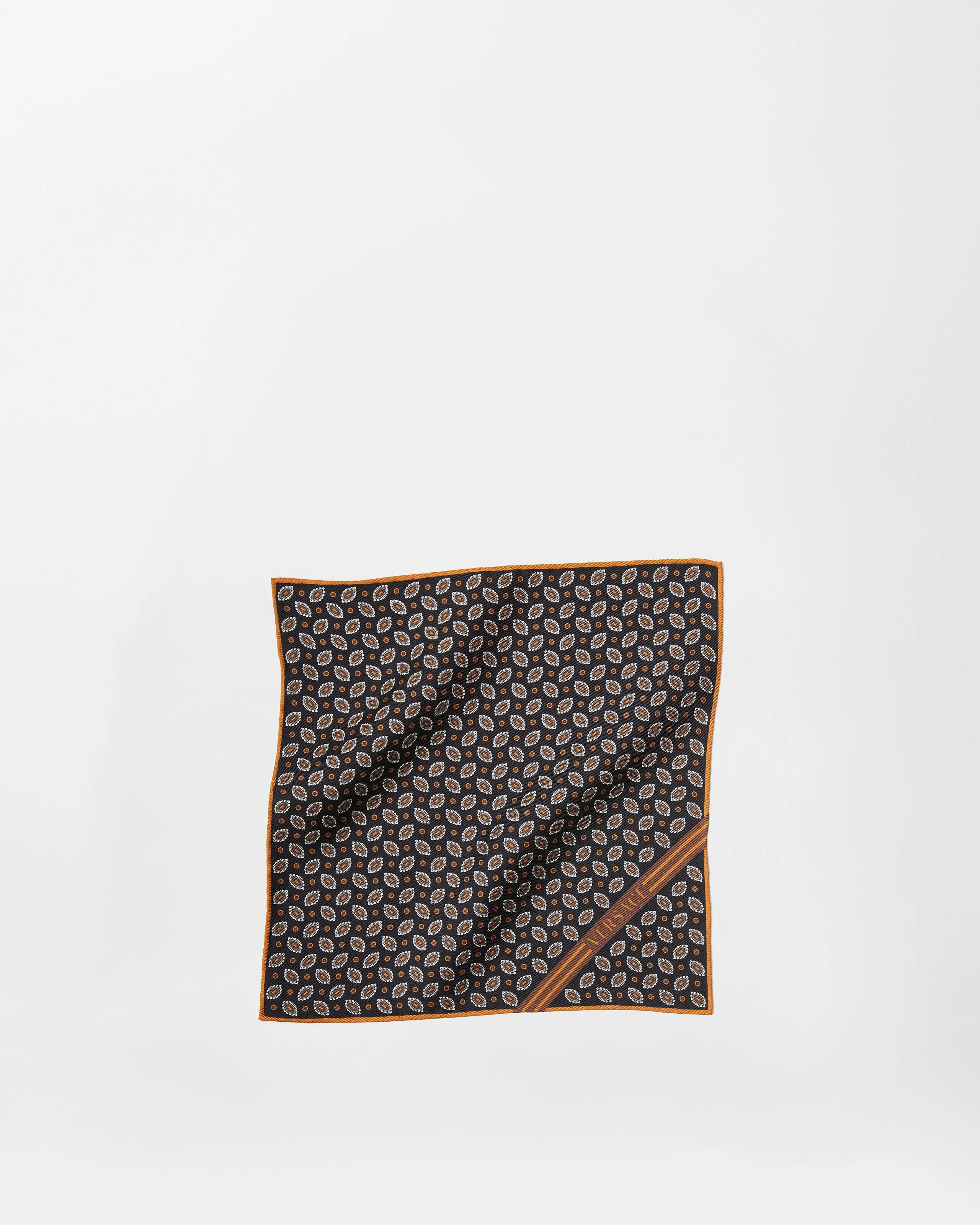 Printed Silk Twill Pocket Square - 1