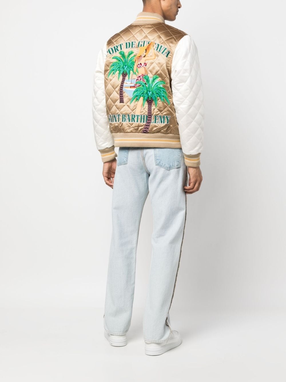 satin bomber jacket - 2
