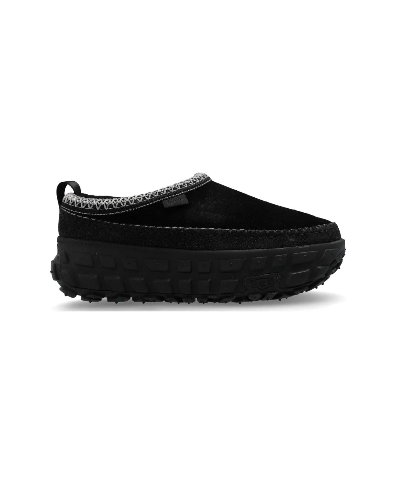 Venture Daze Platform Contrast Stitched Slippers - 1