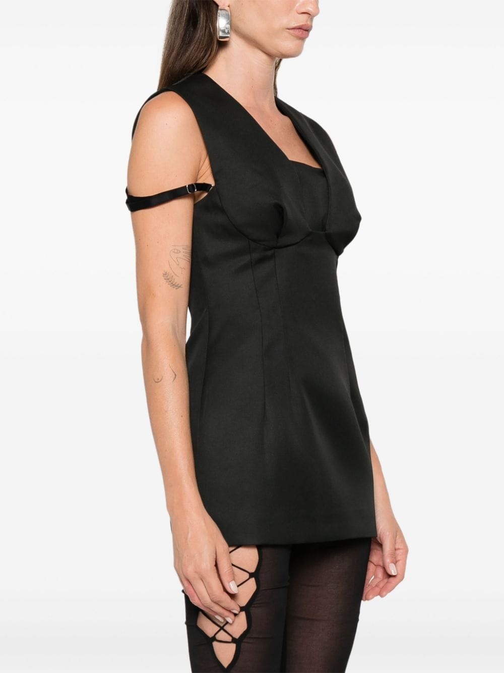 corset-style sleeveless top - 3
