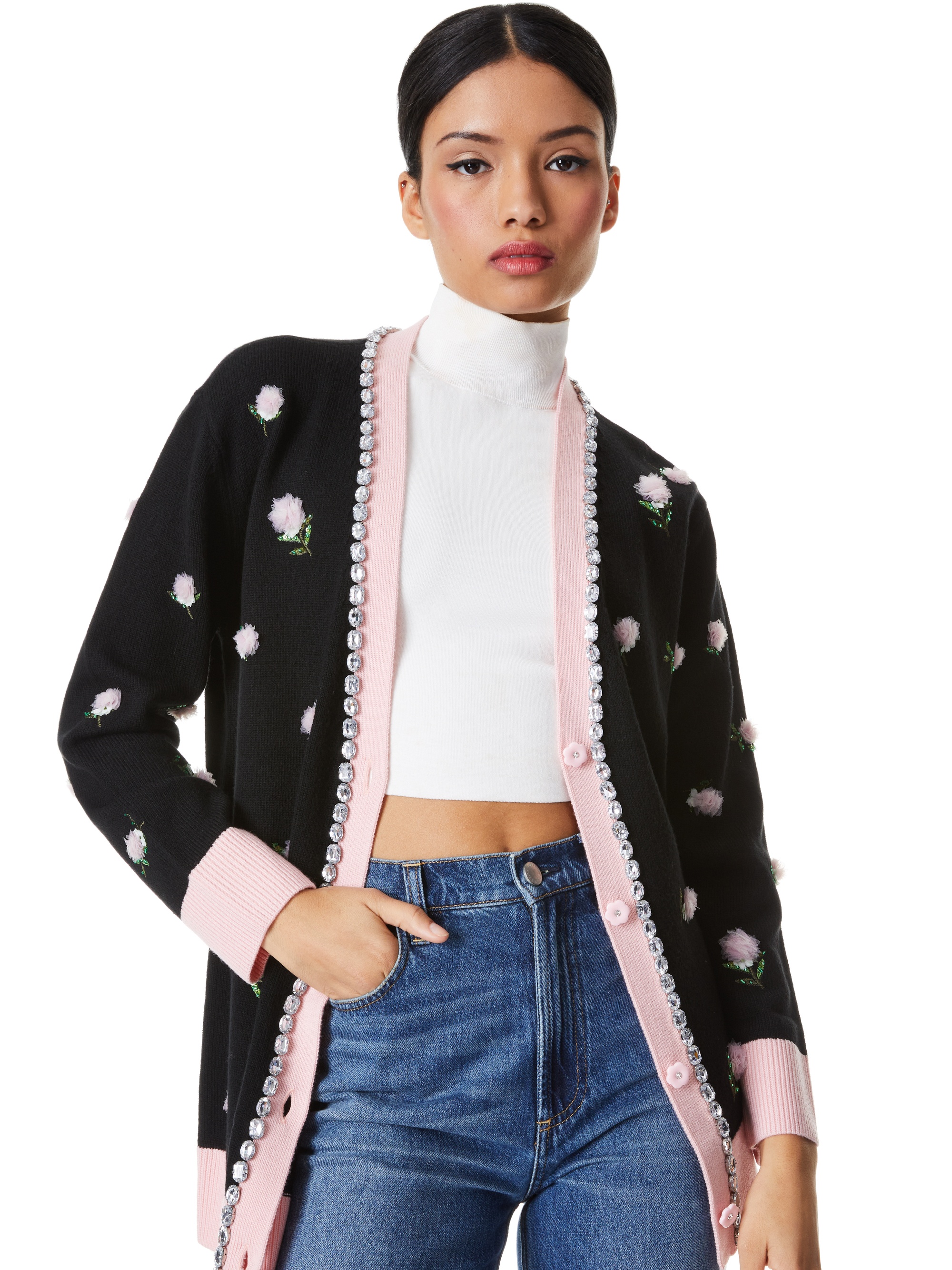 BRADFORD EMBELLISHED GRANDPA CARDIGAN - 2
