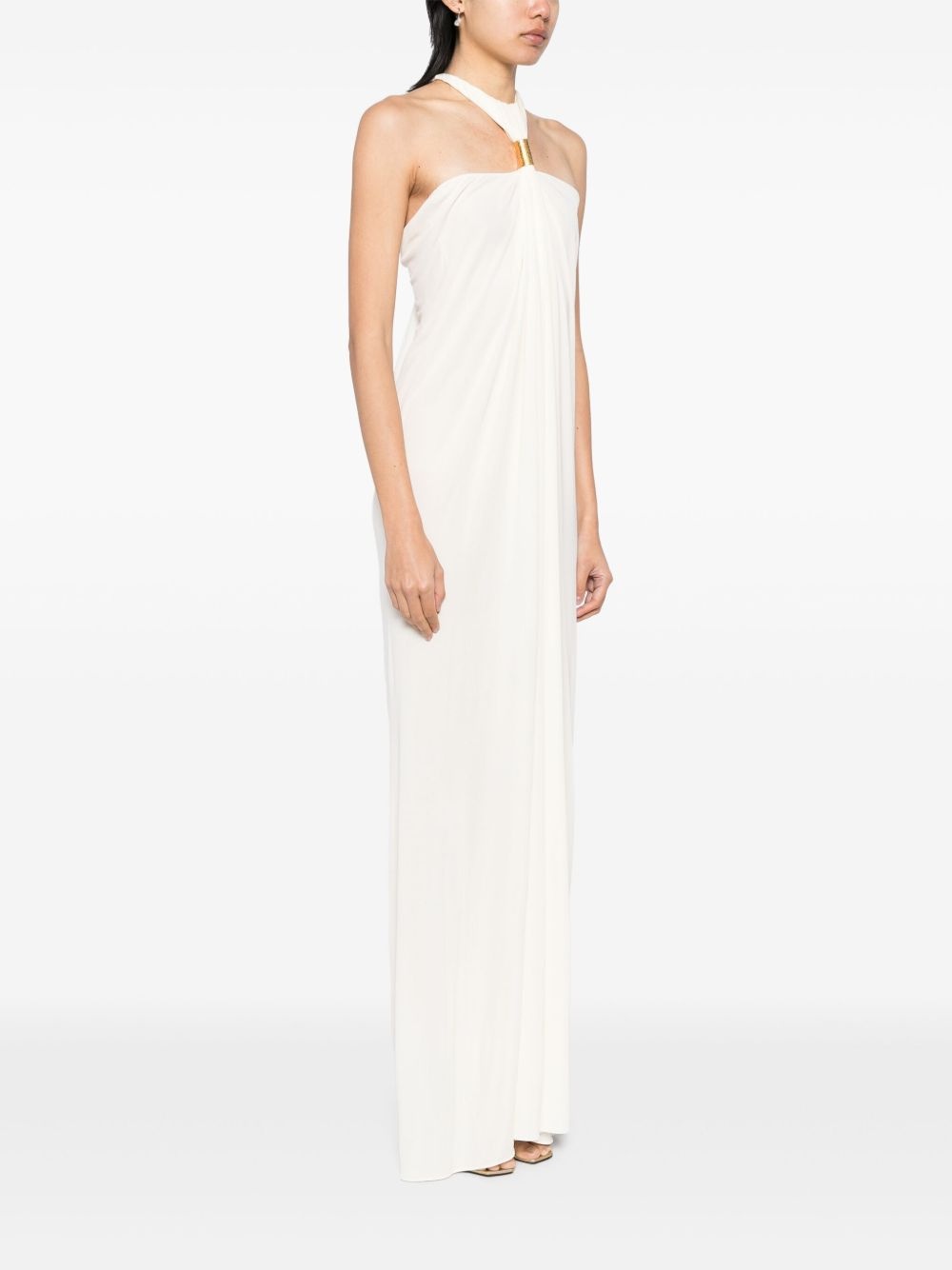 halter neck evening dress - 3